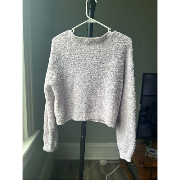 Cozy Purple Jessica Simpson Fuzzy Cardigan - Picture 7 of 7